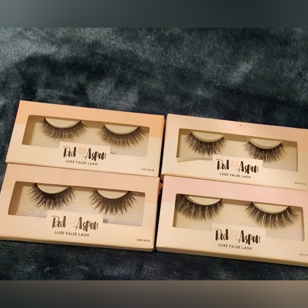 Red Aspen false lashes (multi-wear)